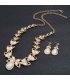 SET586 -  Four leaf clover jewellery set